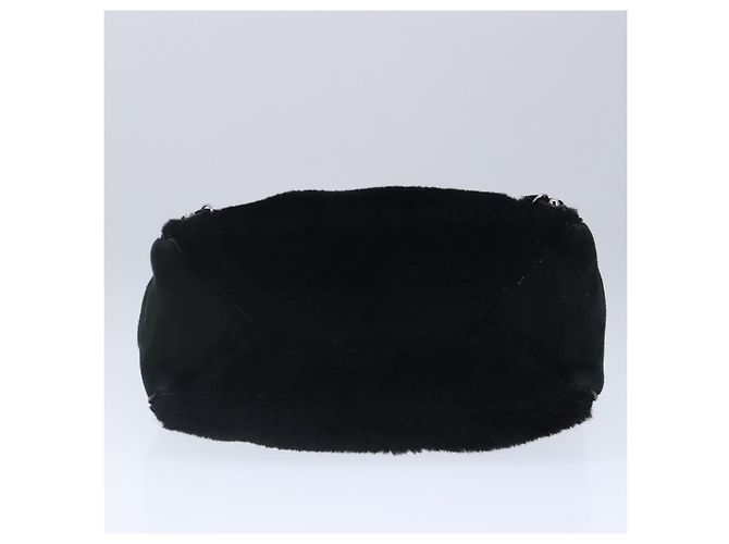 Borsa a Mano BALENCIAGA Camoscio 2 vie Nero Argento 305572 Auth ki5224V - vista 5