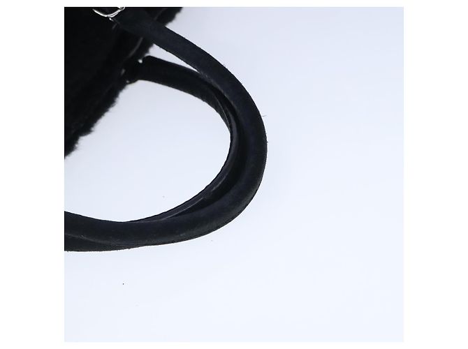 Borsa a Mano BALENCIAGA Camoscio 2 vie Nero Argento 305572 Auth ki5224V - vista 7