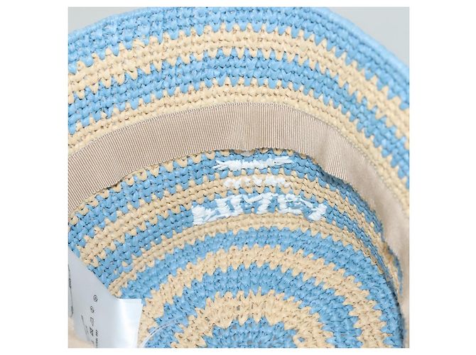 PRADA Bucket Hat Viskose Hellblau 1HC137 Auth 132994M - Ansicht 9