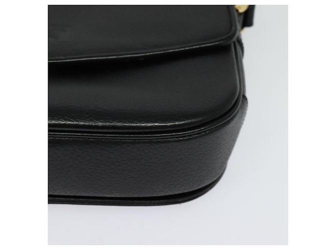 Autre Marque Borsa a Spalla Burberrys in Pelle Nera e Oro Auth ep9691 Nero D'oro - vista 14
