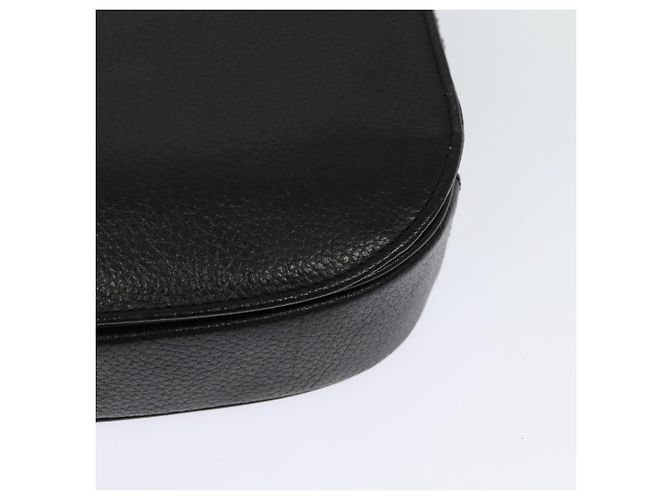 Autre Marque Borsa a Spalla Burberrys in Pelle Nera e Oro Auth ep9691 Nero D'oro - vista 16