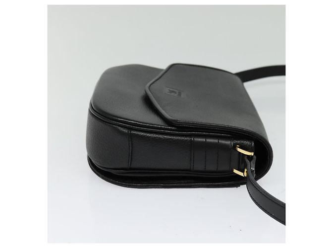 Autre Marque Borsa a Spalla Burberrys in Pelle Nera e Oro Auth ep9691 Nero D'oro - vista 4