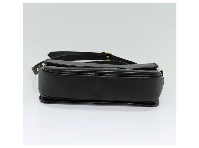 Autre Marque Borsa a Spalla Burberrys in Pelle Nera e Oro Auth ep9691 Nero D'oro - vista 5
