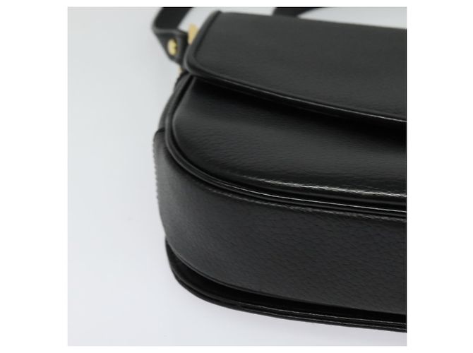 Autre Marque Borsa a Spalla Burberrys in Pelle Nera e Oro Auth ep9691 Nero D'oro - vista 9