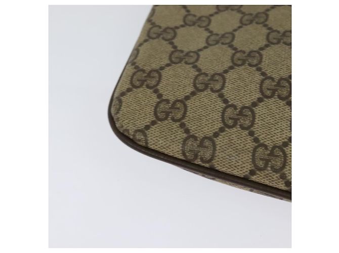 Borsa Sherry Line GG Supreme Web di GUCCI in PVC beige e oro 904 02 047 Auth ep9738 D'oro - vista 16