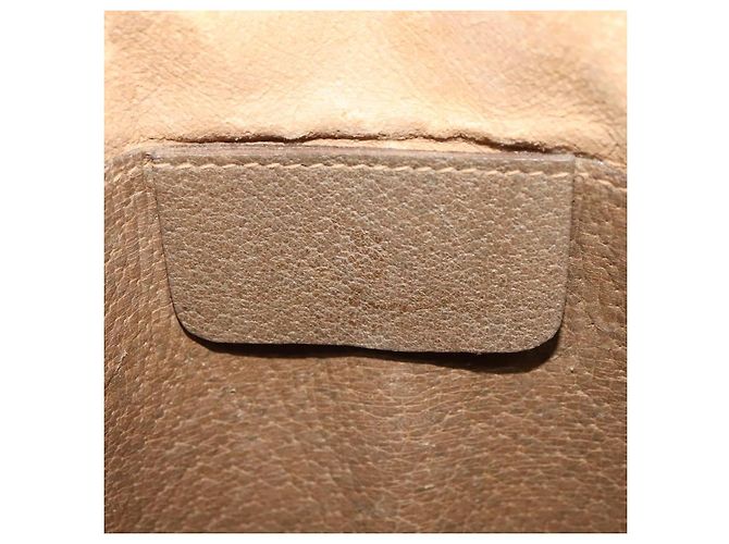 Borsa Sherry Line GG Supreme Web di GUCCI in PVC beige e oro 904 02 047 Auth ep9738 D'oro - vista 18