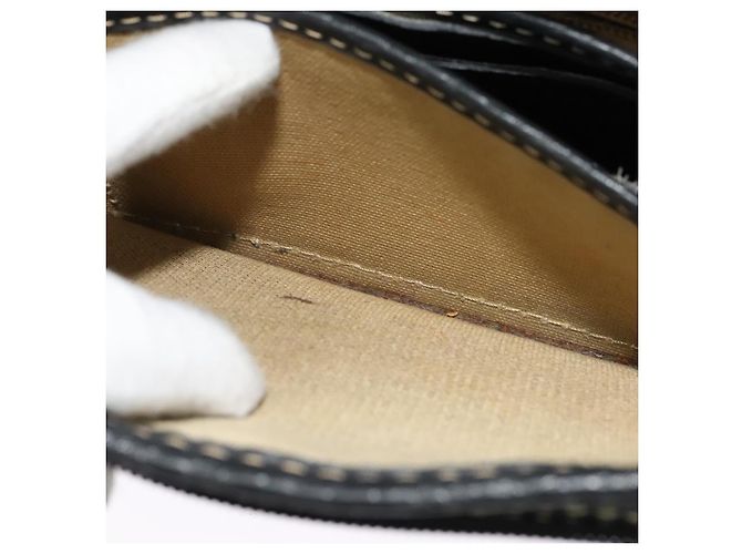 Céline Borsa a Spalla CELINE in Pelle Nera e Oro Auth bs26612 Nero D'oro - vista 21