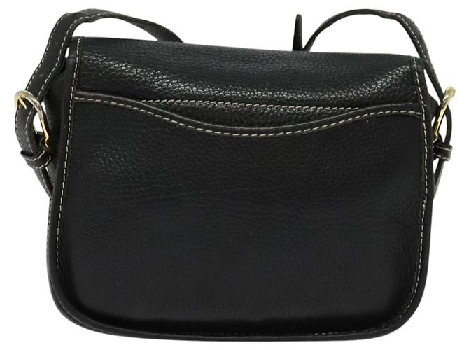 Céline Borsa a Spalla CELINE in Pelle Nera e Oro Auth bs26612 Nero D'oro - vista 3
