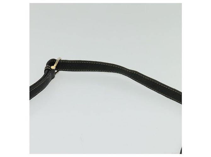 Céline Borsa a Spalla CELINE in Pelle Nera e Oro Auth bs26612 Nero D'oro - vista 8