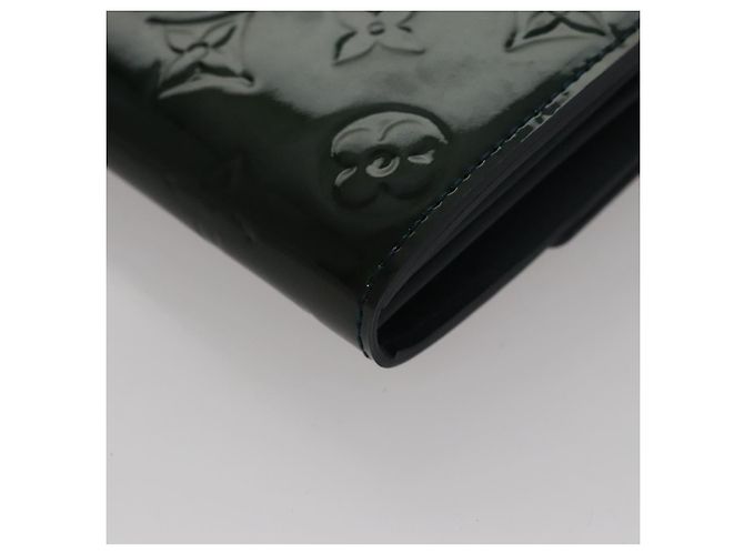 LOUIS VUITTON Vernis Portefeiulle Sarah Long Wallet Bluenuit M93667 Auth 107764V - view 16