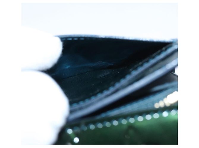 LOUIS VUITTON Vernis Portefeiulle Sarah Long Wallet Bluenuit M93667 Auth 107764V - view 26