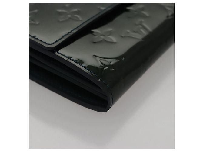 LOUIS VUITTON Vernis Portefeiulle Sarah Long Wallet Bluenuit M93667 Auth 107764V - view 6