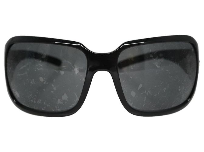 CHANEL Sonnenbrille aus Kunststoff Schwarz CC Auth 111071V - Ansicht 2