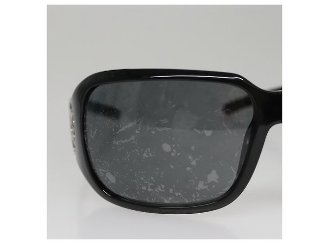 CHANEL Sonnenbrille aus Kunststoff Schwarz CC Auth 111071V - Ansicht 7