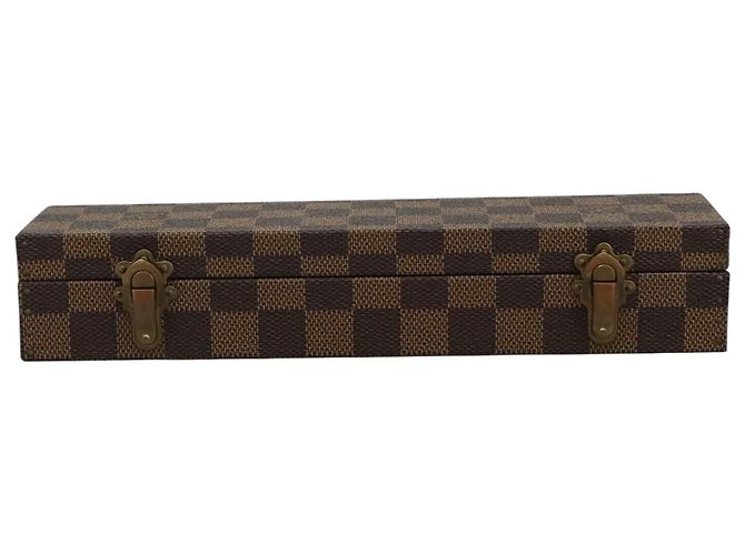 LOUIS VUITTON Damier Ebene Uhrenetui Zubehör Etui LV Auth 95137SV - Ansicht 13