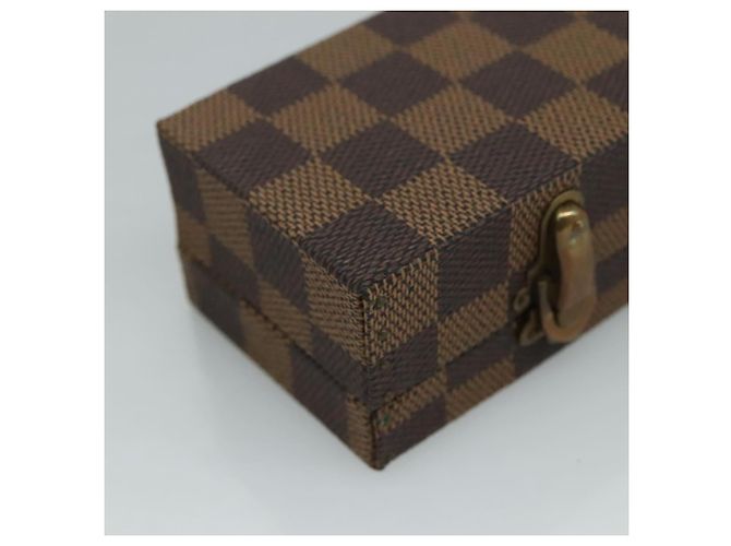 LOUIS VUITTON Damier Ebene Uhrenetui Zubehör Etui LV Auth 95137SV - Ansicht 14