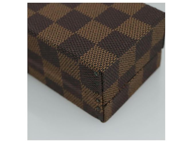 LOUIS VUITTON Damier Ebene Uhrenetui Zubehör Etui LV Auth 95137SV - Ansicht 15