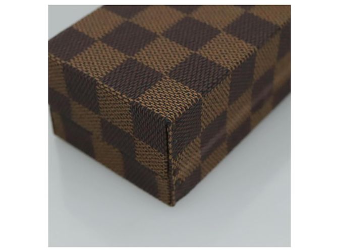 LOUIS VUITTON Damier Ebene Uhrenetui Zubehör Etui LV Auth 95137SV - Ansicht 16