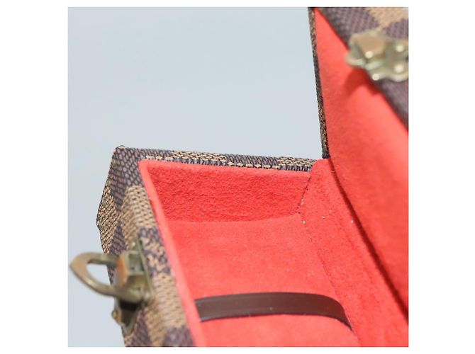LOUIS VUITTON Damier Ebene Uhrenetui Zubehör Etui LV Auth 95137SV - Ansicht 18