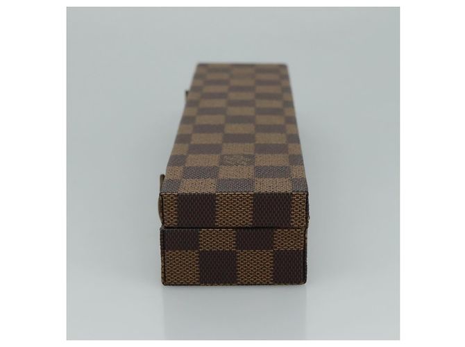 LOUIS VUITTON Damier Ebene Uhrenetui Zubehör Etui LV Auth 95137SV - Ansicht 4