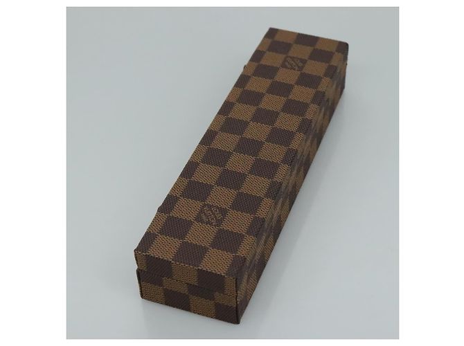LOUIS VUITTON Damier Ebene Uhrenetui Zubehör Etui LV Auth 95137SV - Ansicht 5