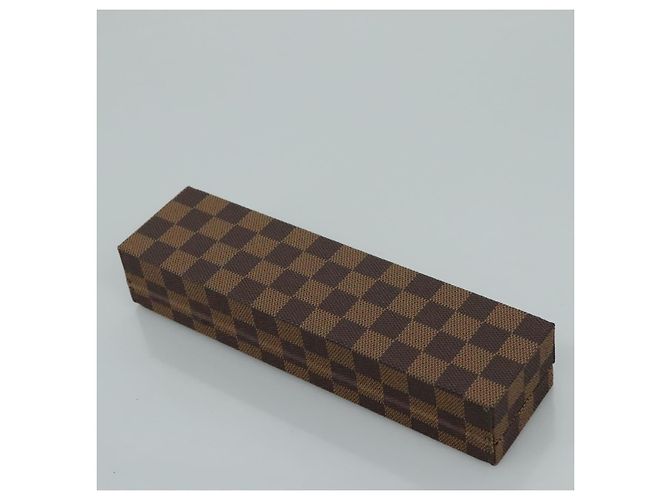 LOUIS VUITTON Damier Ebene Uhrenetui Zubehör Etui LV Auth 95137SV - Ansicht 6