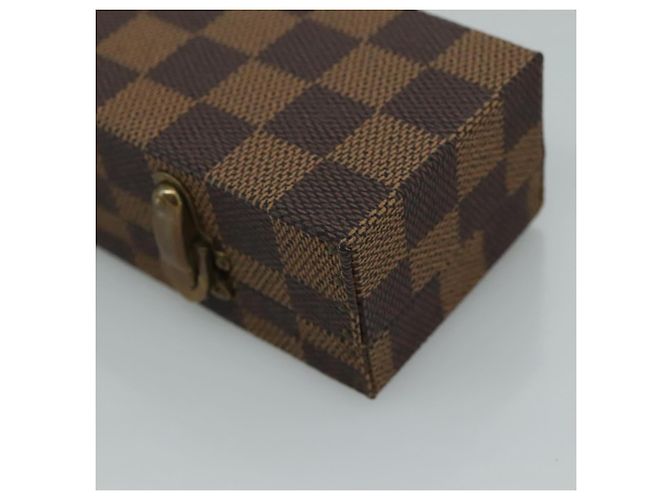 LOUIS VUITTON Damier Ebene Uhrenetui Zubehör Etui LV Auth 95137SV - Ansicht 7