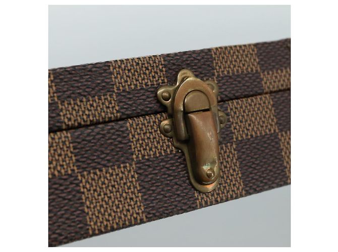 LOUIS VUITTON Damier Ebene Uhrenetui Zubehör Etui LV Auth 95137SV - Ansicht 8