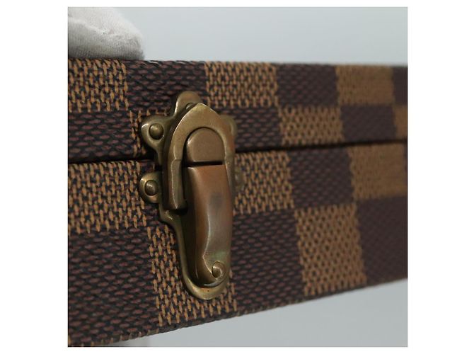 LOUIS VUITTON Damier Ebene Uhrenetui Zubehör Etui LV Auth 95137SV - Ansicht 9