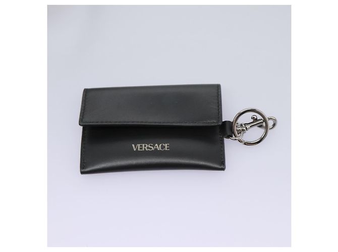 Borsa a Spalla in Pelle Nera Autentica VERSACE 114763 Nero - vista 20