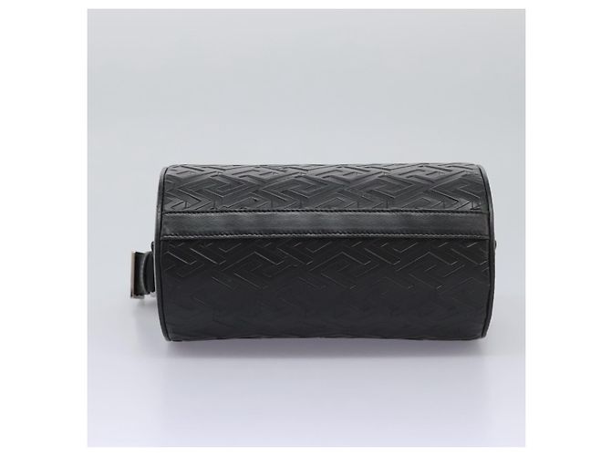 Borsa a Spalla in Pelle Nera Autentica VERSACE 114763 Nero - vista 9