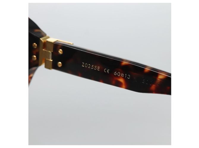 Gafas de sol LOUIS VUITTON de plástico marrón LV Auth bs25675 Castaño - vista 10