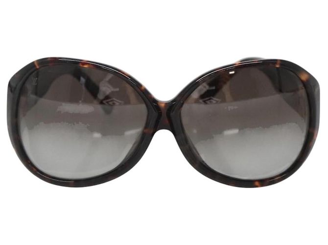 Gafas de sol LOUIS VUITTON de plástico marrón LV Auth bs25675 Castaño - vista 2