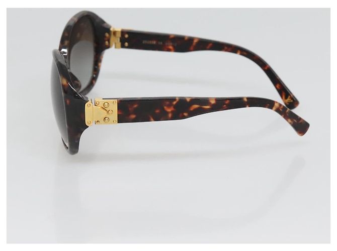 Gafas de sol LOUIS VUITTON de plástico marrón LV Auth bs25675 Castaño - vista 5