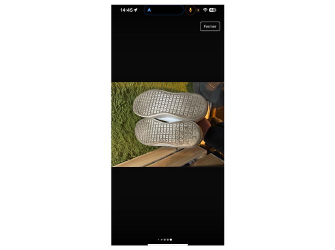 Baskets Serafini en cuir blanc taille 38 - vue 5
