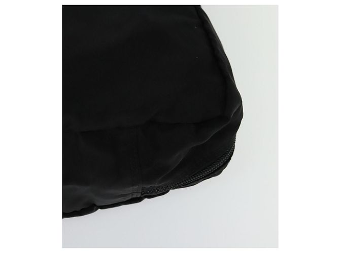 PRADA Custodia da Viaggio Nylon Nero Argento Auth 129117 - vista 16