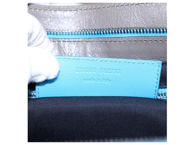 Borsa a spalla in pelle beige grigio argento con chiusura a lucchetto BALENCIAGA Auth am6814V - vista 12