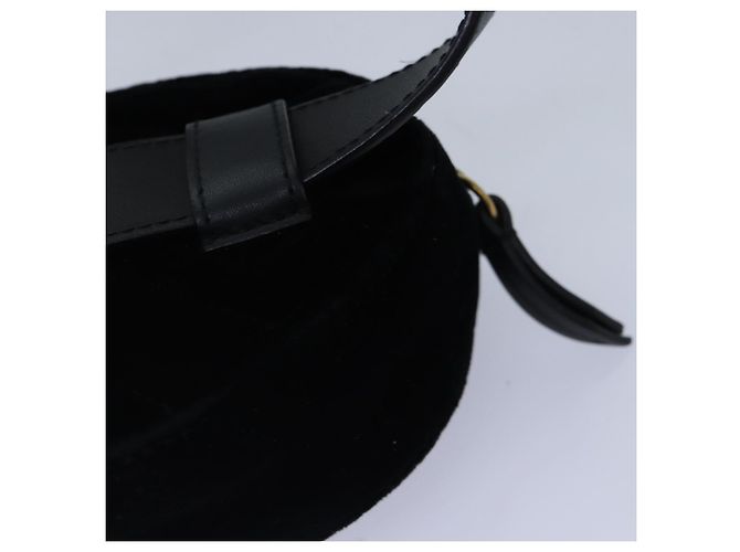 Borsa a vita GUCCI Velluto Nero Oro 476434 Auth bs17475M D'oro - vista 16