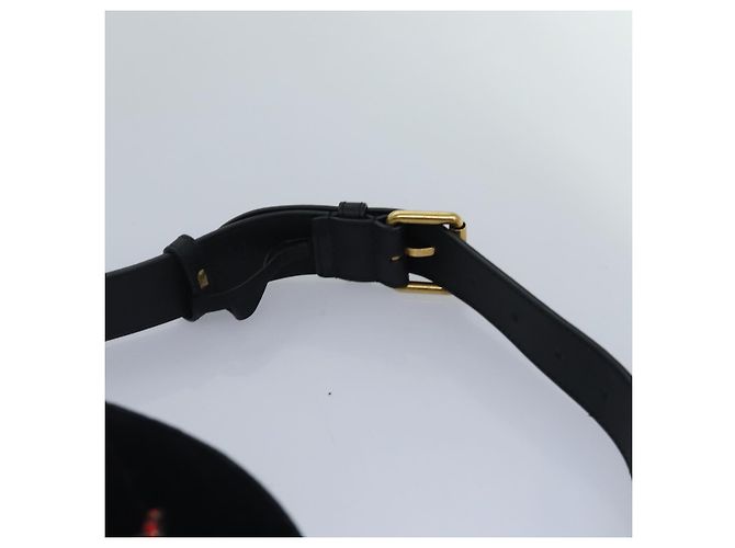 Borsa a vita GUCCI Velluto Nero Oro 476434 Auth bs17475M D'oro - vista 8