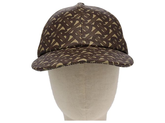 BASEBALLCAP Monogramm TB BURBERRY PVC M Braun 8018971 Auth am7057V - Ansicht 2