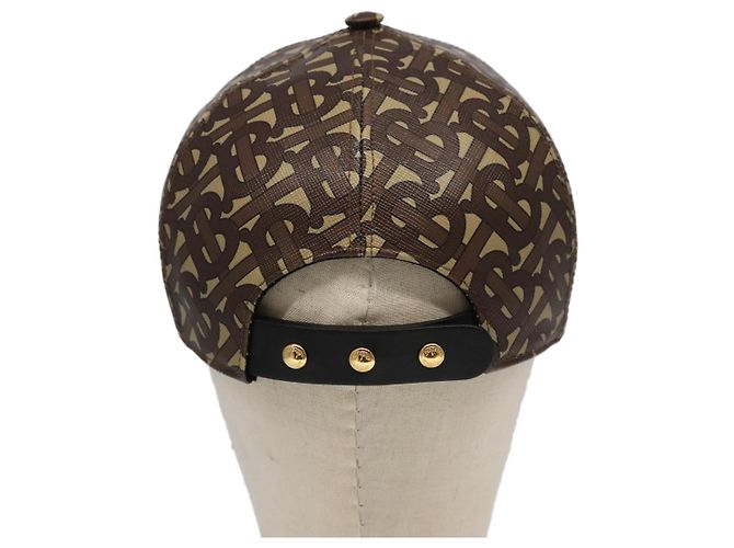 BASEBALLCAP Monogramm TB BURBERRY PVC M Braun 8018971 Auth am7057V - Ansicht 3