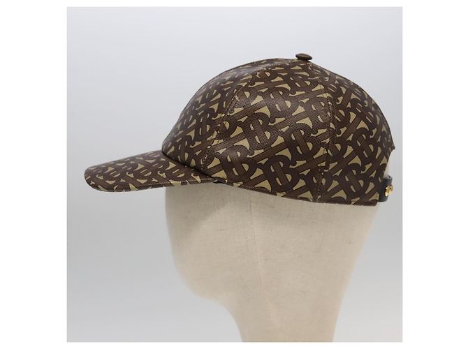 BASEBALLCAP Monogramm TB BURBERRY PVC M Braun 8018971 Auth am7057V - Ansicht 4