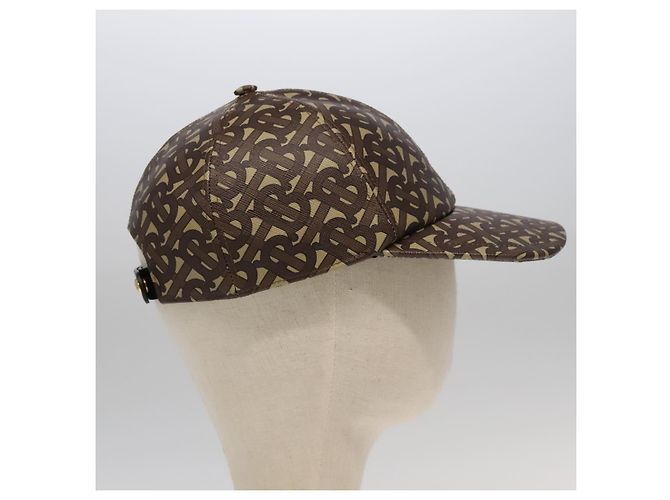 BASEBALLCAP Monogramm TB BURBERRY PVC M Braun 8018971 Auth am7057V - Ansicht 5