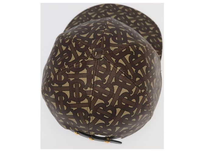 BASEBALLCAP Monogramm TB BURBERRY PVC M Braun 8018971 Auth am7057V - Ansicht 6