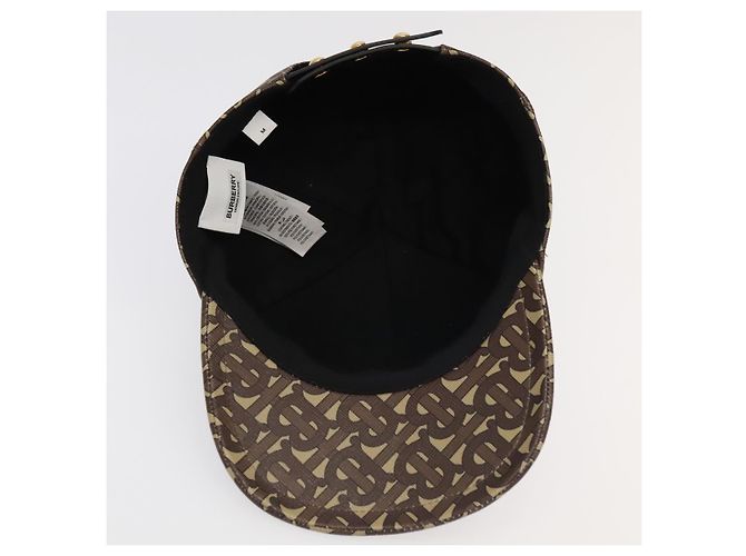 BASEBALLCAP Monogramm TB BURBERRY PVC M Braun 8018971 Auth am7057V - Ansicht 8