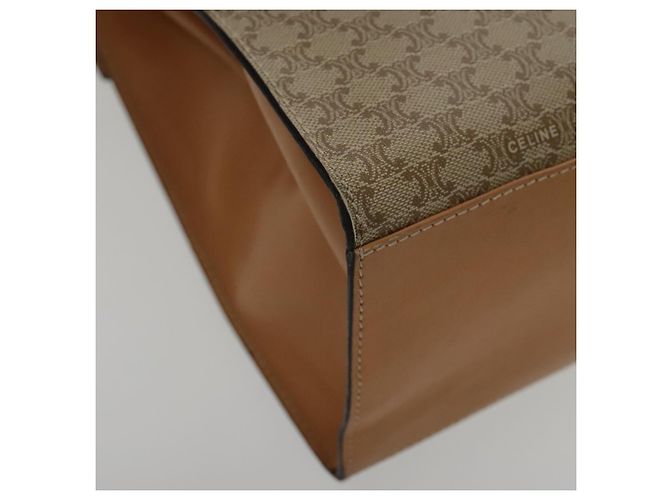 Céline CELINE Macadam Canvas Handtasche aus beschichtetem Canvas Beige Auth yk15582V - Ansicht 15