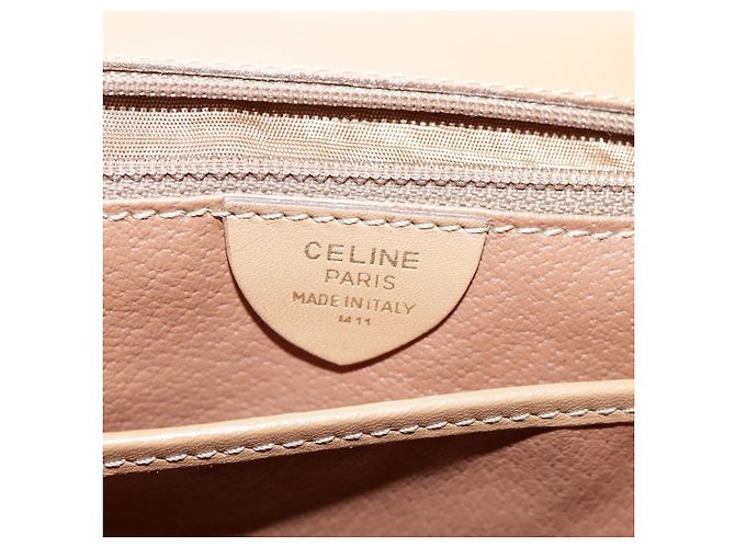 Céline CELINE Macadam Canvas Handtasche aus beschichtetem Canvas Beige Auth yk15582V - Ansicht 17