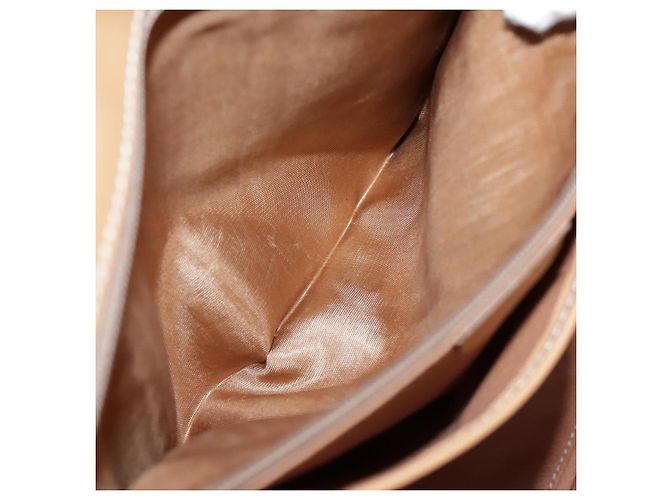 Céline CELINE Macadam Canvas Handtasche aus beschichtetem Canvas Beige Auth yk15582V - Ansicht 20