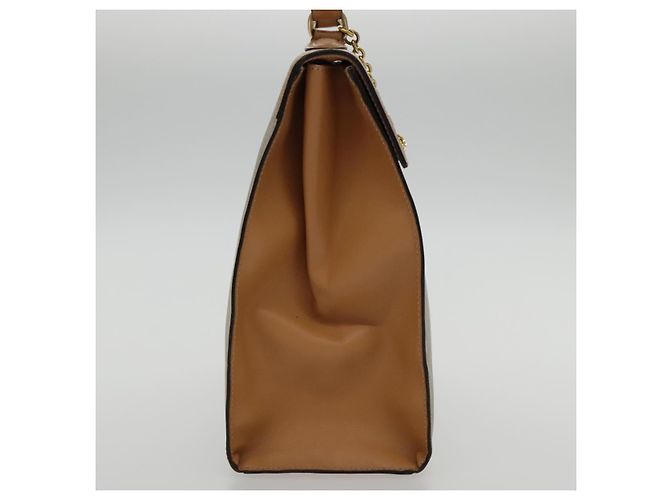 Céline CELINE Macadam Canvas Handtasche aus beschichtetem Canvas Beige Auth yk15582V - Ansicht 3