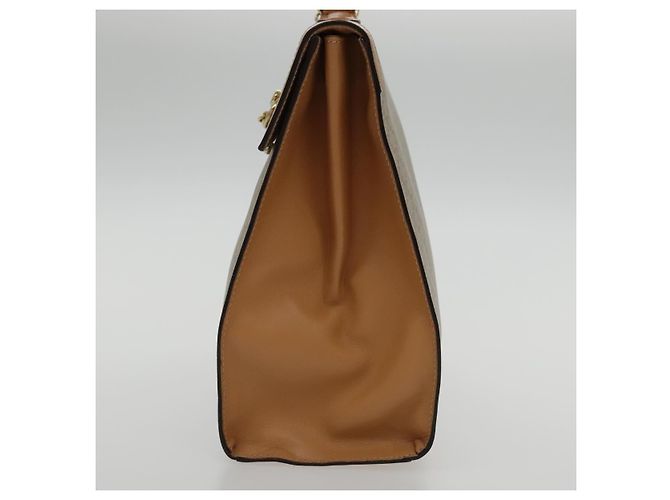 Céline CELINE Macadam Canvas Handtasche aus beschichtetem Canvas Beige Auth yk15582V - Ansicht 4